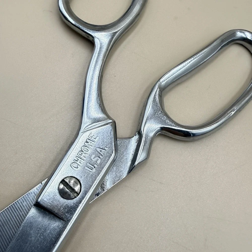Lot of 3 Vintage Scissors Shears Made In USA MCM Kitchen Utensils Retro
